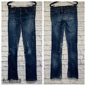 J.Crew matchstick jeans distressed